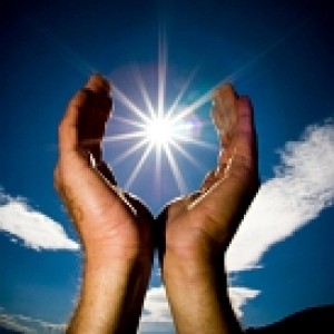 HandsAroundLightSun